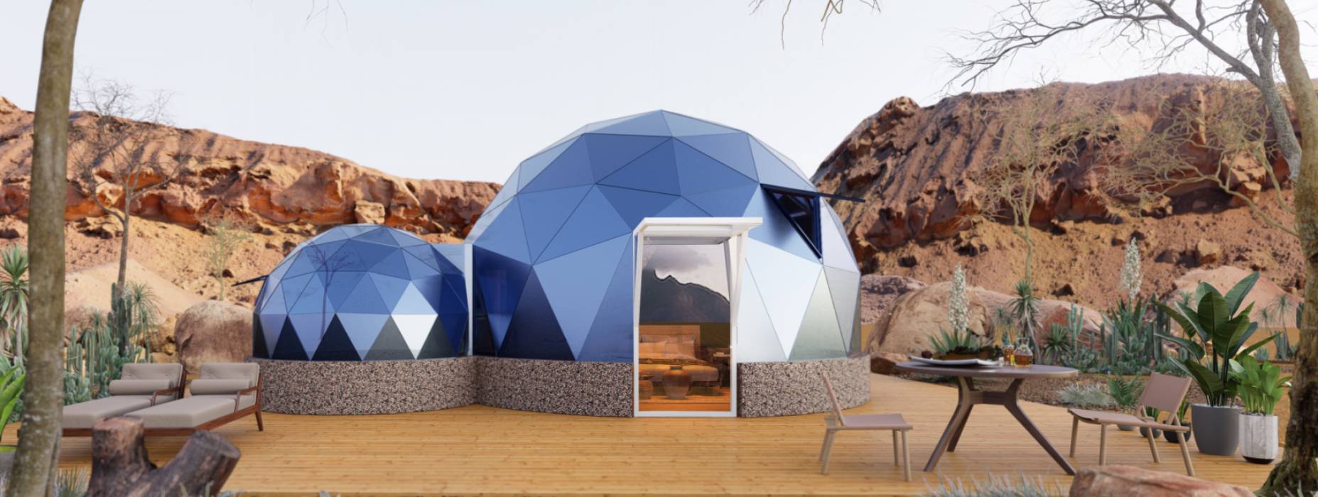 浮山县球形智能光伏玻璃星空房